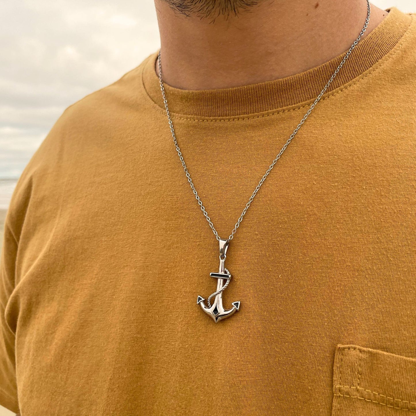 Collar Ancla — Acero quirúrgico
