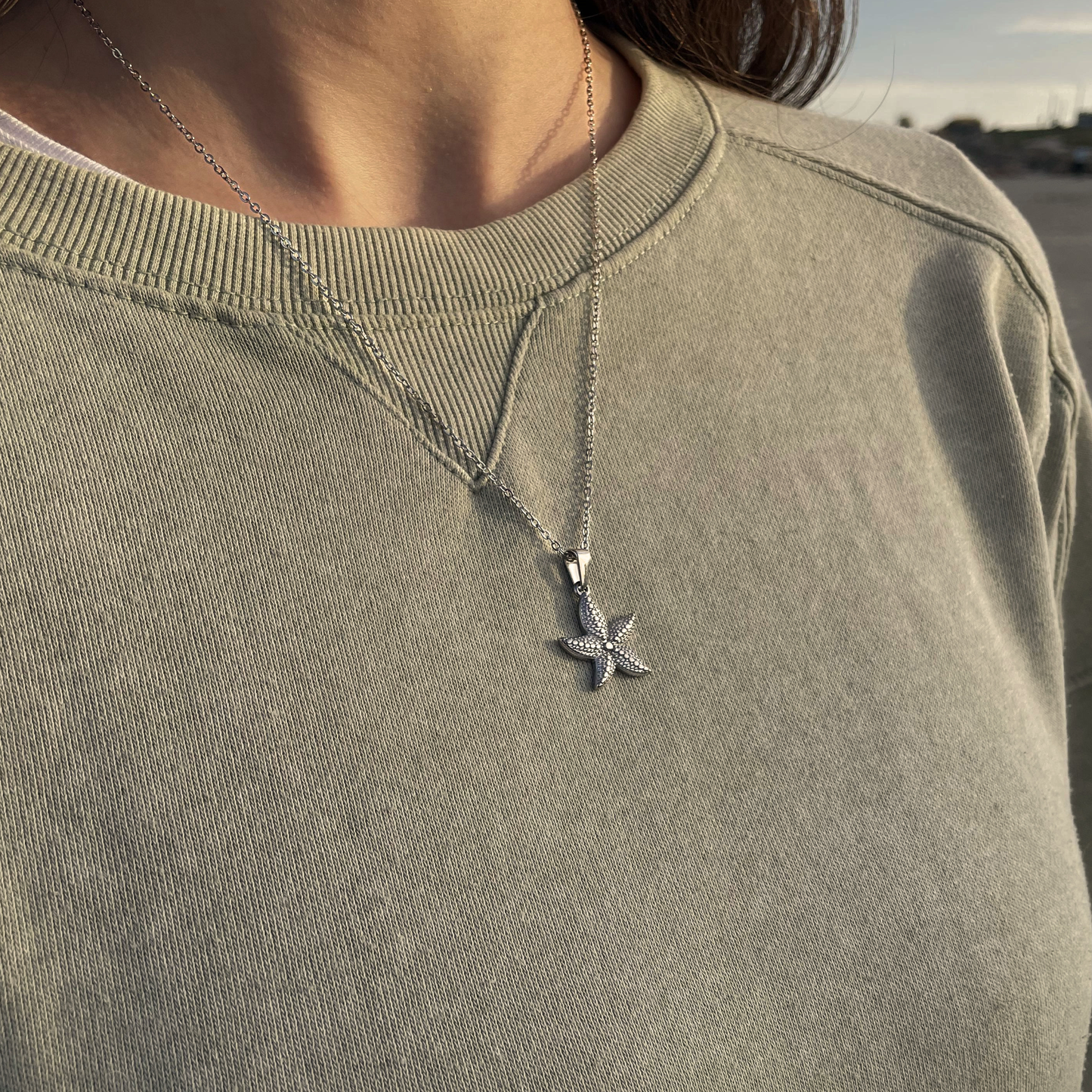 Collar Estrella de Mar ─ Acero quirúrgico