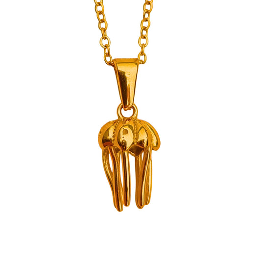 Collar Medusa — Chapado en oro