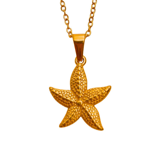 Collar Estrella de Mar — Chapado en oro